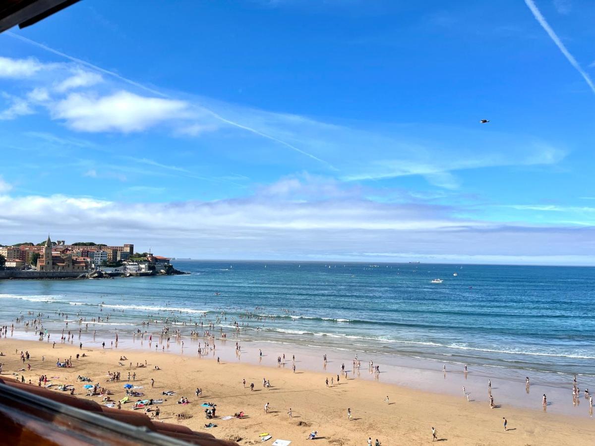 Atico Primera Linea Playa De San Lorenzo 希洪 外观 照片