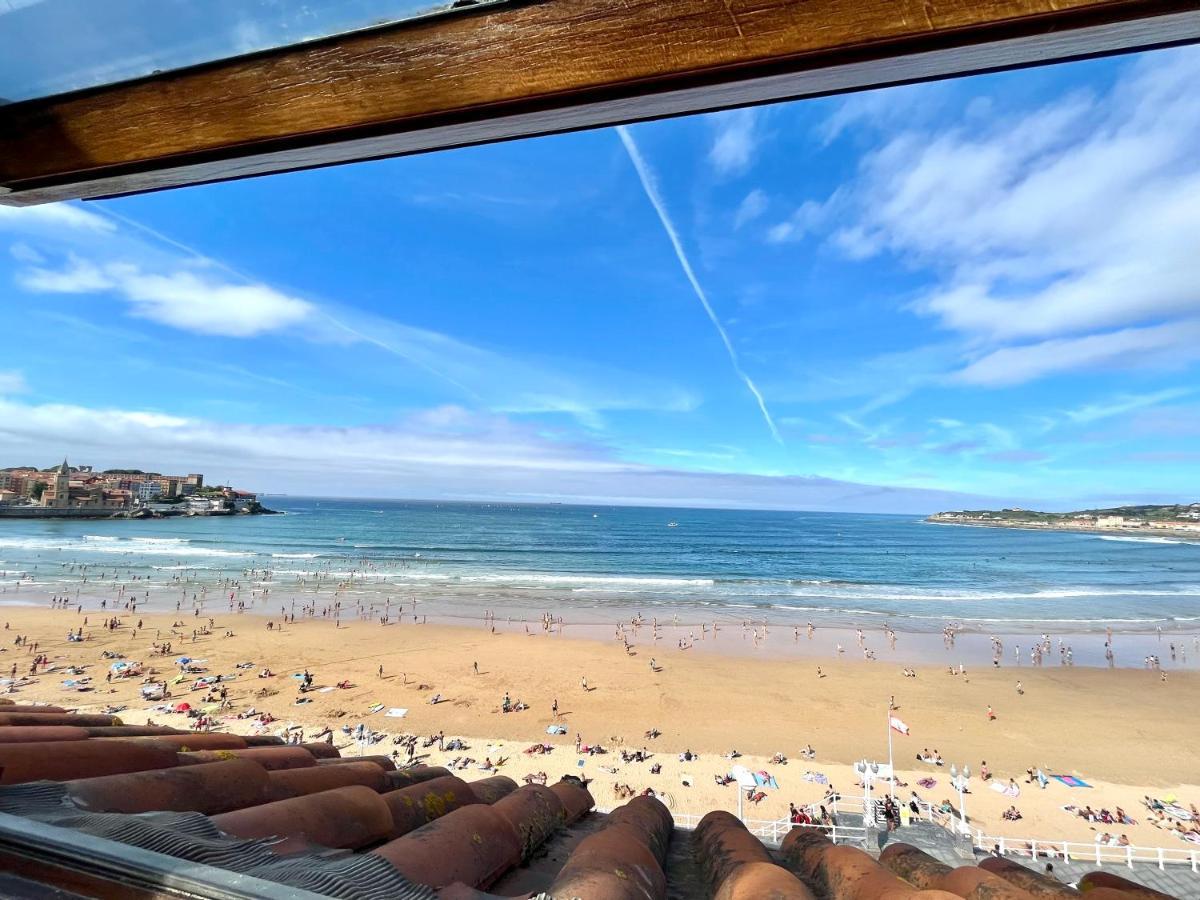 Atico Primera Linea Playa De San Lorenzo 希洪 外观 照片